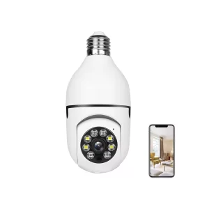 5G WiFi E27 Bulb Surveillance Camera