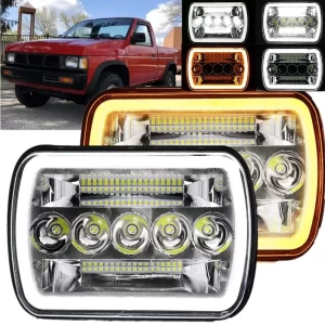 2pc 5x7'' 7x6'' LED Headlights with DRL & Turn Signals