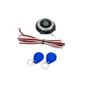 Car Ignition Switch 12V RFID Engine Start Push Button Keyless Entry Starter Kit