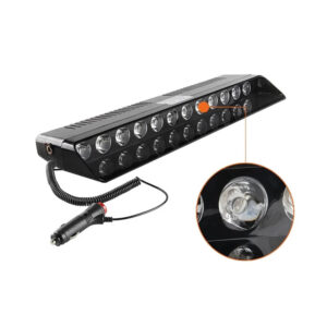 12-LED Car Strobe Light Emergency Flash Windshield Warning Lamps